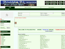Tablet Screenshot of philadelphialife.com